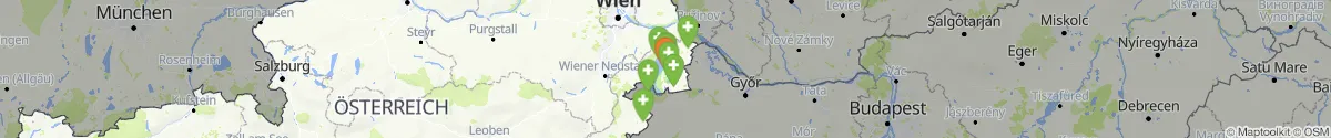 Kartenansicht für Apotheken-Notdienste in der Nähe von Andau (Neusiedl am See, Burgenland)